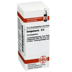 DHU Sanguinaria D 6 Globuli, 10 g