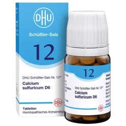 DHU Schüßler-Salz Nr. 12 Calcium sulfuricum D6 Tabletten, 80 St