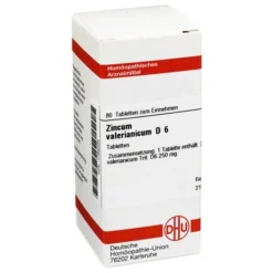 DHU Zincum valerianicum D 6 Tabletten, 80 St