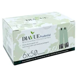 Diavue Prudential Blutzuckerteststreifen, 3X2X50 St