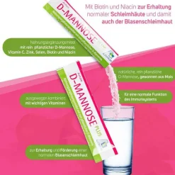 D-Mannose Plus 2000 mg Sticks, 15X2.47 g