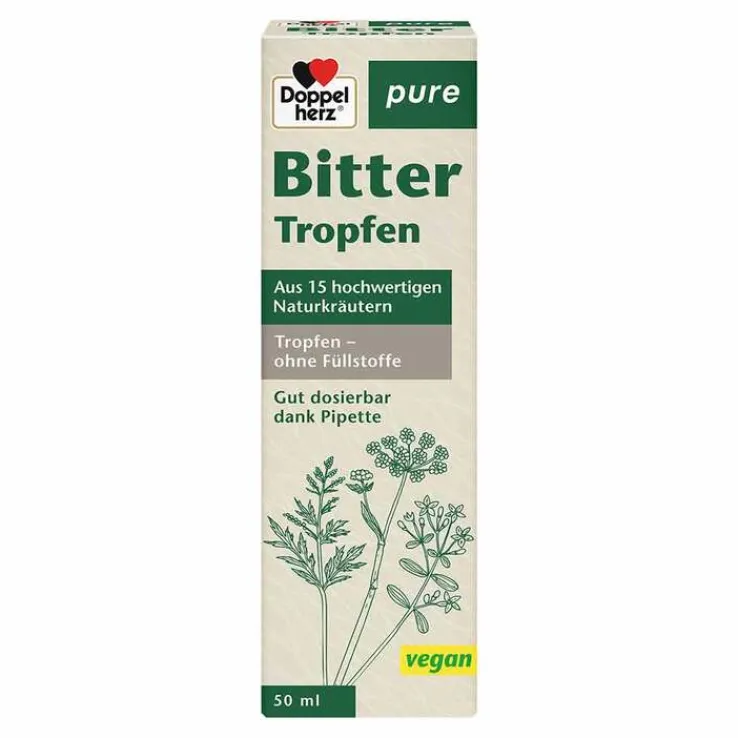 Doppelherz Bitter Tropfen pure, 50 ml