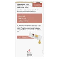 Doppelherz für Tiere Haut & Fell Complex Portionsbeutel für Katzen, 25 St