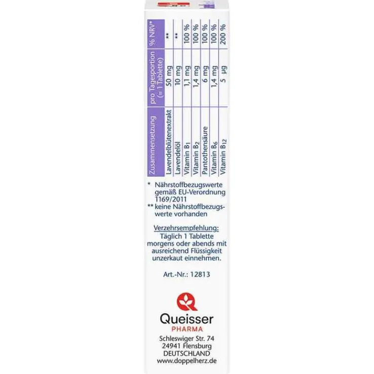 Doppelherz Lavendel Extrakt + Öl Tabletten, 30 St