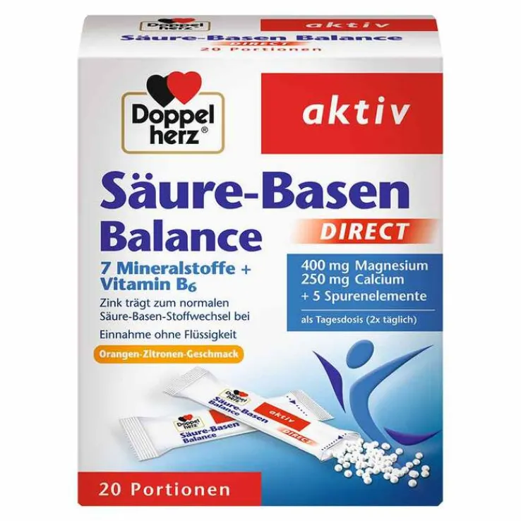 Doppelherz Säure-Basen Balance direct Pellets, 20 St