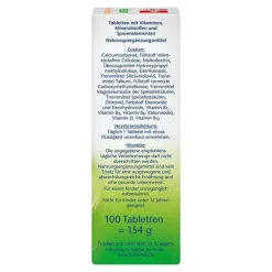 Doppelherz Vegetarier Vitamine + Mineralstoffe aktiv, 100 St