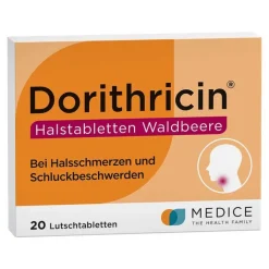 Dorithricin® Halstabletten Waldbeere bei Halsschmerzen, 20 St