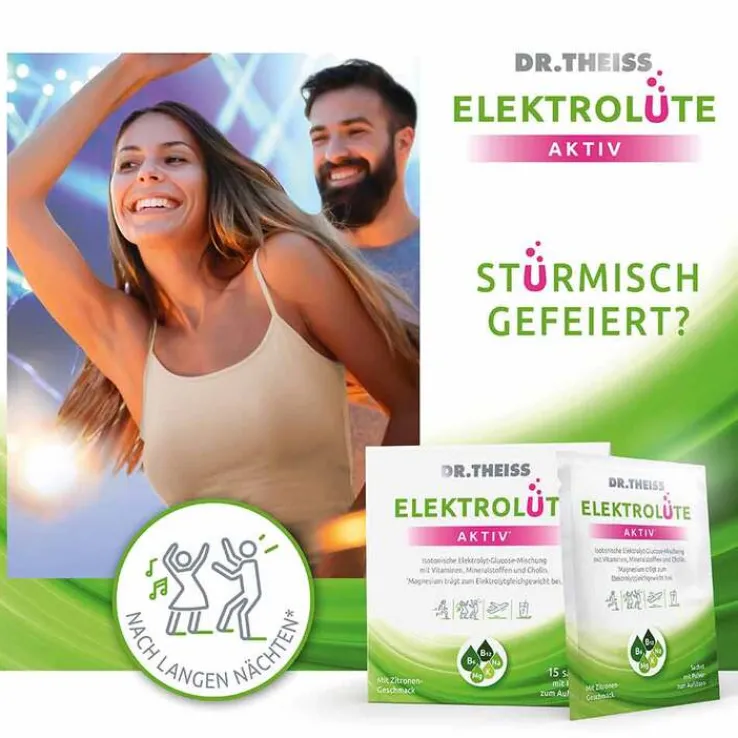Dr. Theiss Elektrolüte Aktiv Pulver Sachets, 15 St