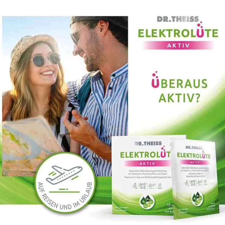 Dr. Theiss Elektrolüte Aktiv Pulver Sachets, 15 St