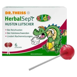 Dr. Theiss Herbalsept Husten Lutscher Kids, 6 St