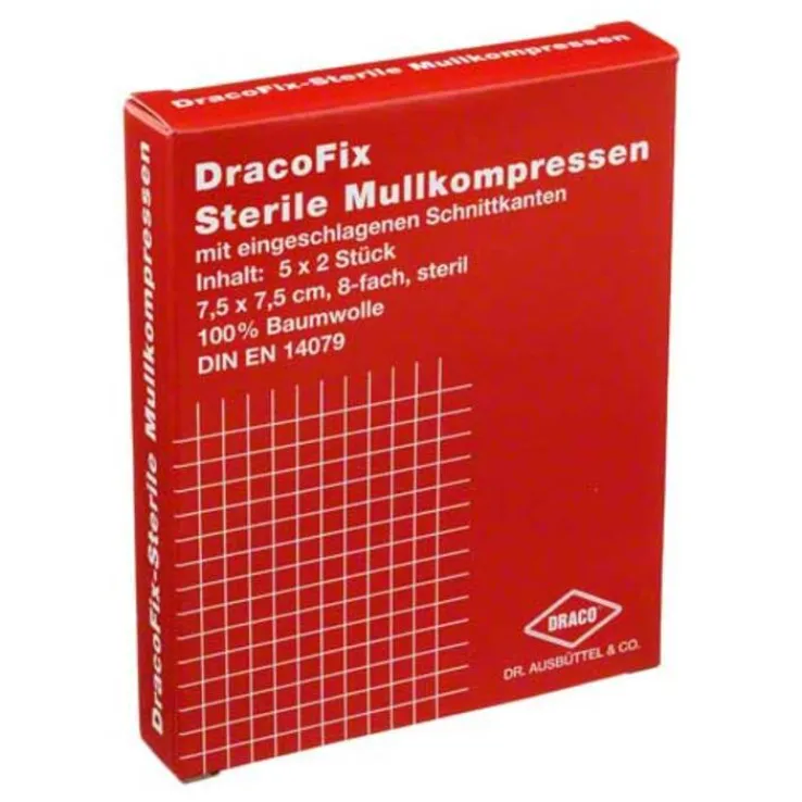 Dracofix Peel Kompressen ste, 5X2 St