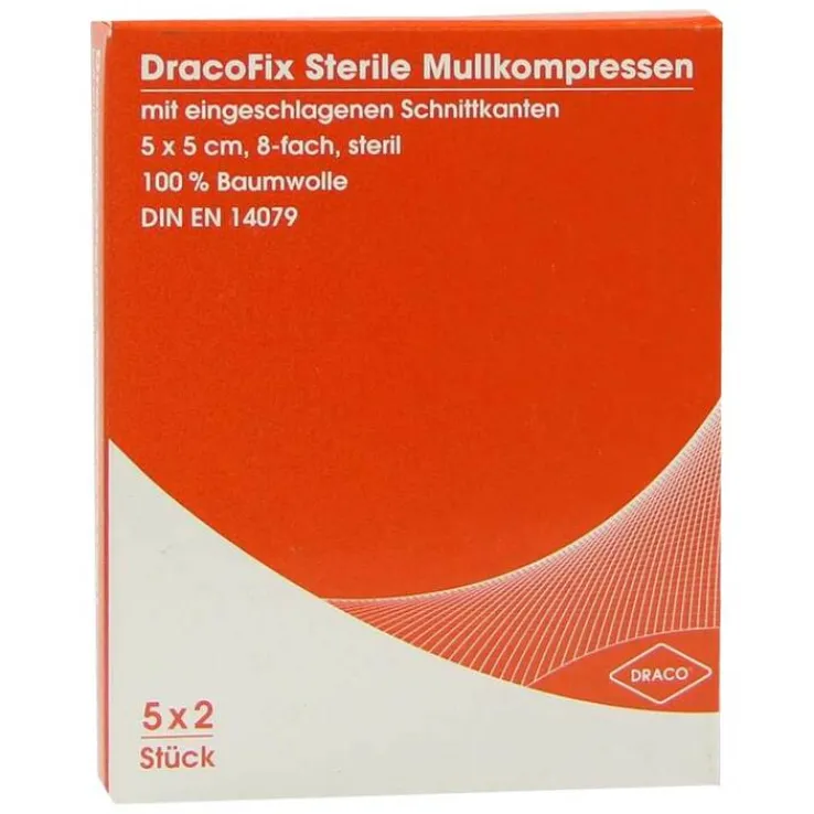 Dracofix Peel Kompressen ste, 5X2 St