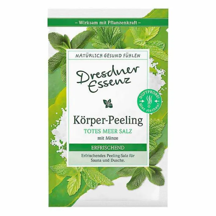 Dresdner Essenz Totes Meersalz Peeling Minze, 50 g