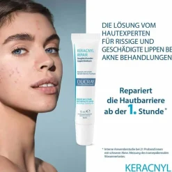 Ducray keracnyl Repair Lippenbalsam, 15 ml