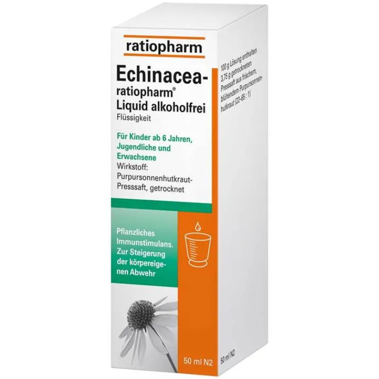 Echinacea-ratiopharm® Liquid alkoholfrei, 50 ml