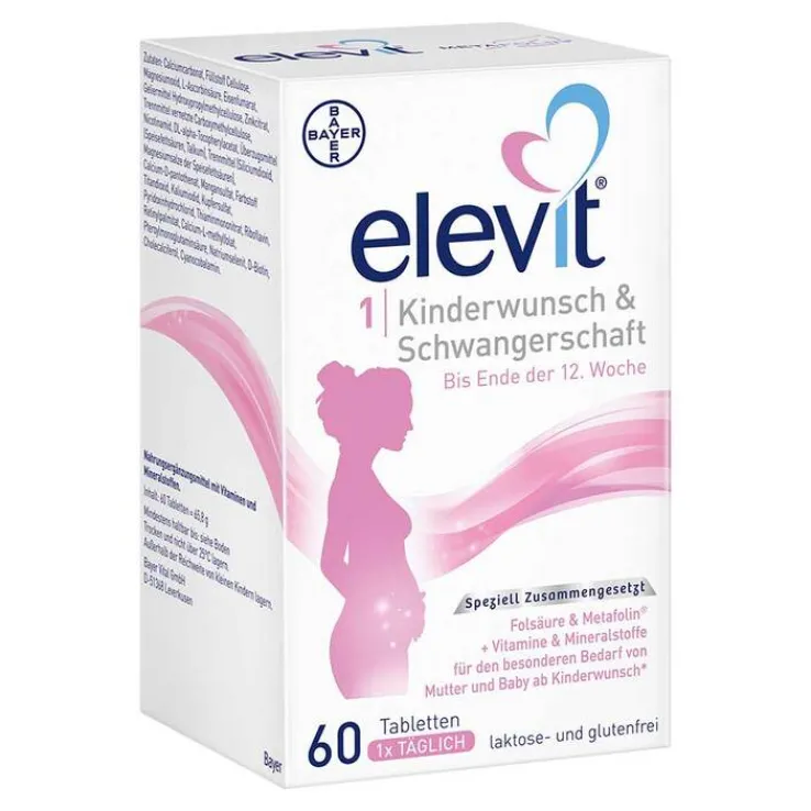 Elevit 1 Kinderwunsch & Schwangerschaft Tabletten, 1X60 St