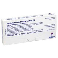 Equisetum cum Sulfure tostum D 6 Ampullen, 8X1 ml