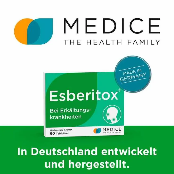 Esberitox® Tabletten bei Erkältungskrankheiten, 60 St