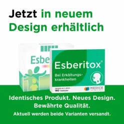 Esberitox® Tabletten bei Erkältungskrankheiten, 180 St