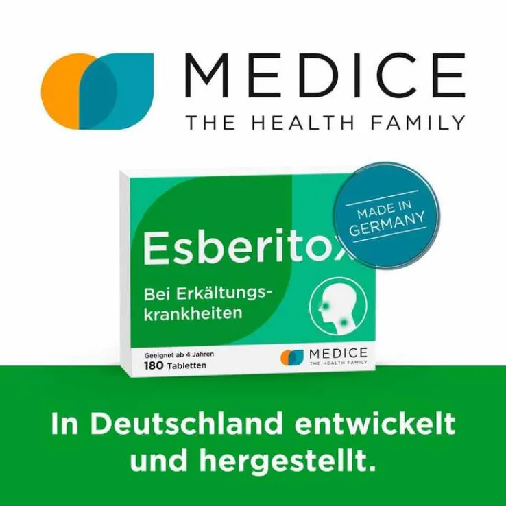 Esberitox® Tabletten bei Erkältungskrankheiten, 180 St