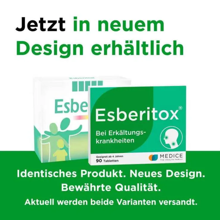 Esberitox® Tabletten bei Erkältungskrankheiten, 90 St