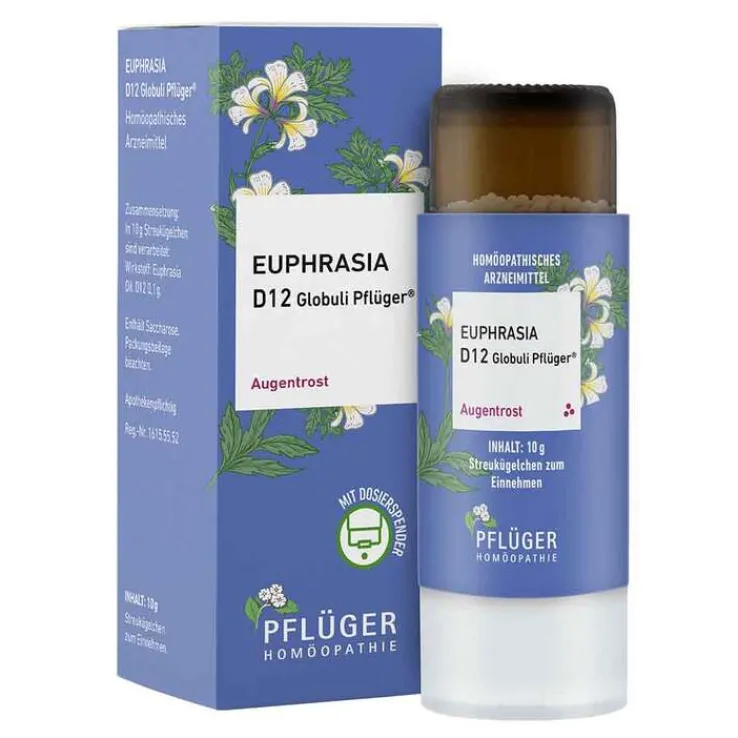 Euphrasia D12 Globuli Pflüger Dosierspender, 10 g