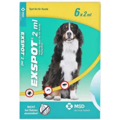 EXSPOT® 2 ml Spot On Lösung für Hunde, 6X2 ml