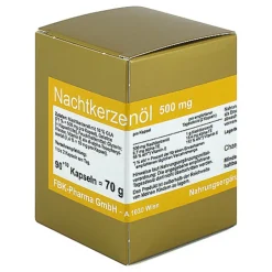 FBK Nachtkerzenöl 500 mg Kapseln, 90 St