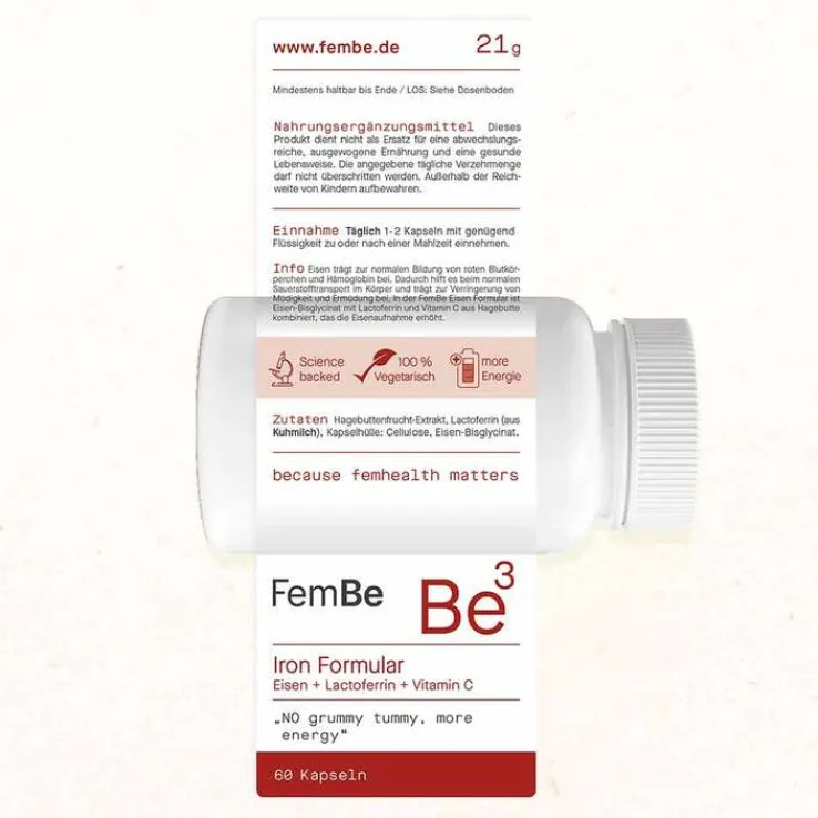 Fembe Be3 Iron Formular Kapseln, 60 St