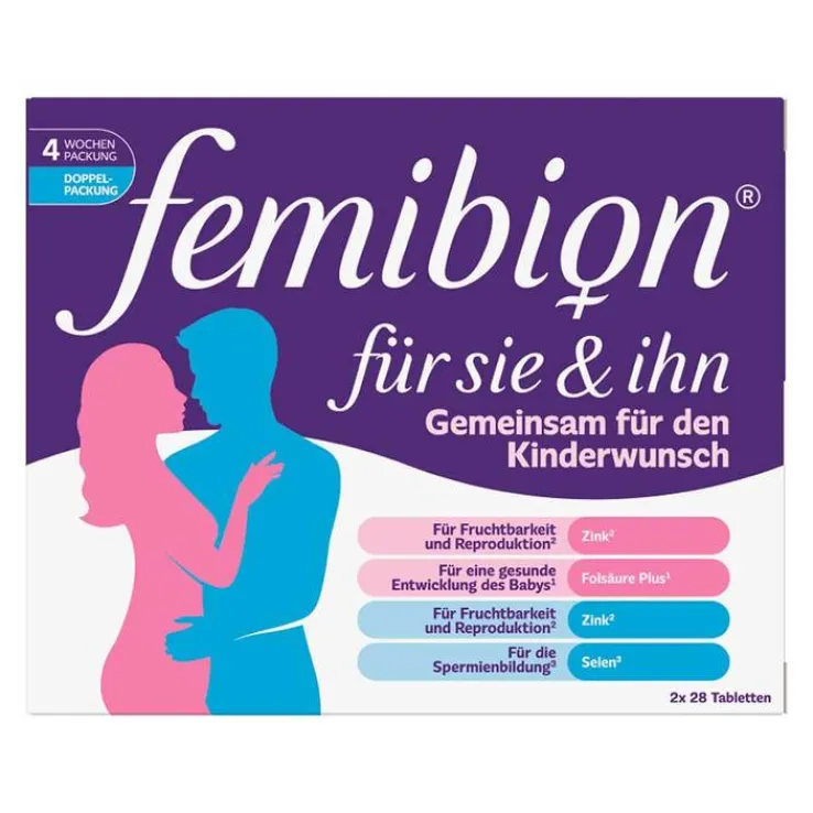 Femibion für Sie & Ihn Tabletten, 2X28 St