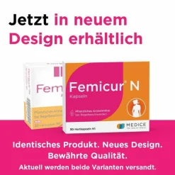 Femicur® N Kapseln bei Regelbeschwerden, 30 St