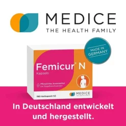 Femicur® N Kapseln bei Regelbeschwerden, 100 St
