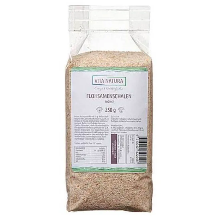 Flohsamenschalen indisch Pulver, 250 g