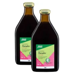 Floradix mit Eisen Lösung zum Einnehmen, 2x700 ml