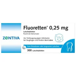 Fluoretten 0,25 mg Tabletten, 300 St