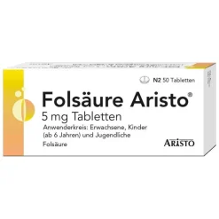 Folsäure Aristo 5 mg Tabletten, 50 St