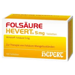 Folsäure Hevert 5 mg Tabletten, 100 St