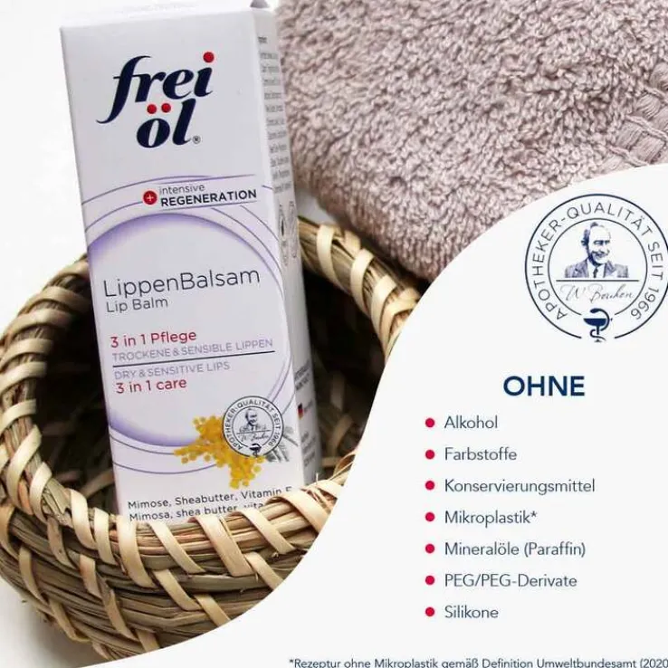 Frei Öl Hydrolipid Lippenbalsam, 8 ml