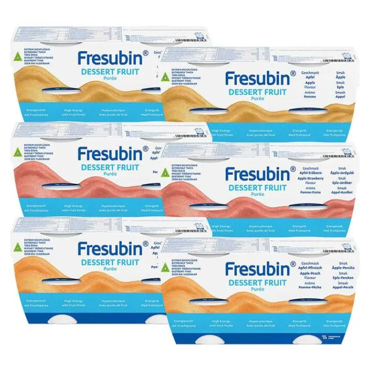 Fresubin dessert fruit Mischkarton im Becher, 24X125 g