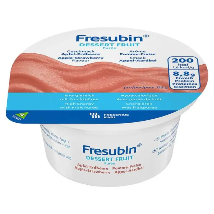 Fresubin dessert fruit Mischkarton im Becher, 24X125 g