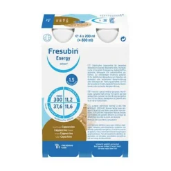 Fresubin Energy Drink Cappuccino Trinkflasche, 6X4X200 ml