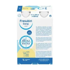 Fresubin Energy Drink Vanille Trinkflasche, 4X200 ml