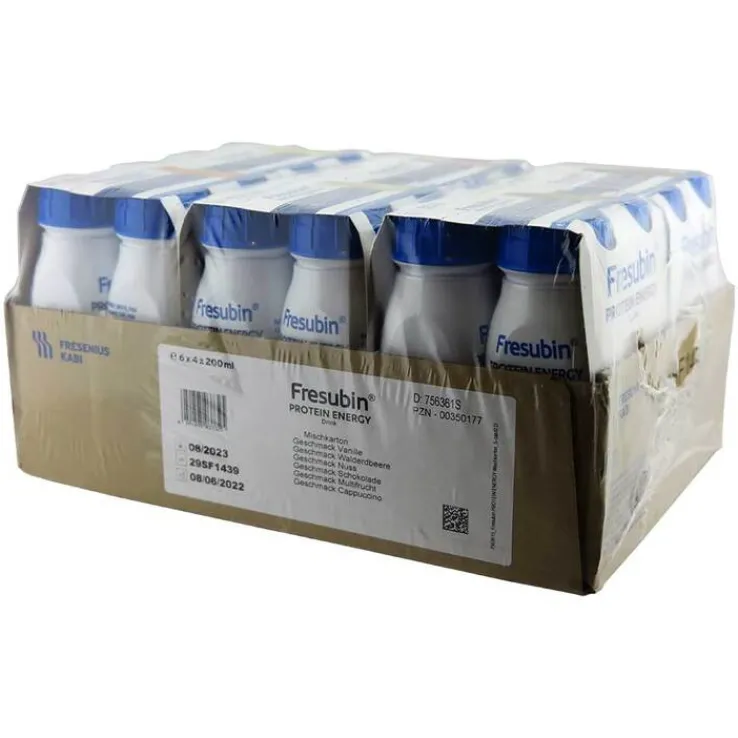 Fresubin Protein Energy Drink Mischkart.Trinkflasche, 6X4X200 ml