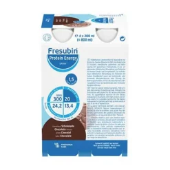 Fresubin Protein Energy Drink Schokol.Trinkflasche, 4X200 ml