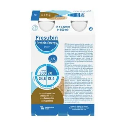 Fresubin Protein Energy Drink Cappucc.Trinkflasche, 6X4X200 ml