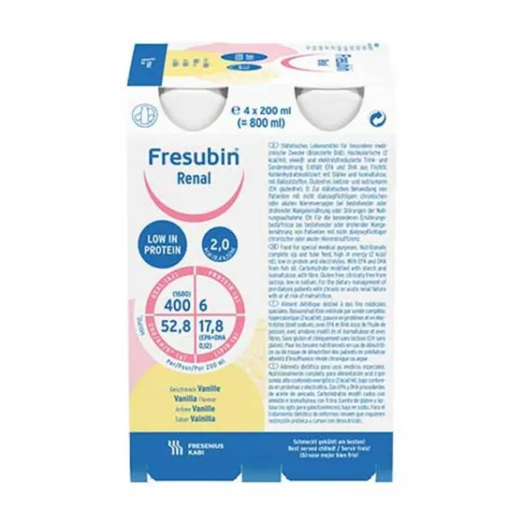 Fresubin renal Vanille Easy Drink, 24X200 ml