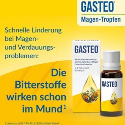 GASTEO Tropfen bei Magen-Darm-Beschwerden, 20 ml