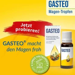 GASTEO Tropfen bei Magen-Darm-Beschwerden, 20 ml