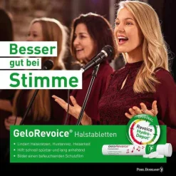 GeloRevoice Halstabletten Holunderblüte-Mentholfrei bei Heiserkeit, 20 St
