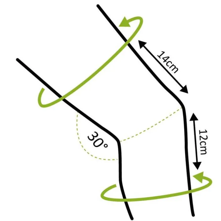 Genutrain Kniebandage Größe 6 titan, 1 St